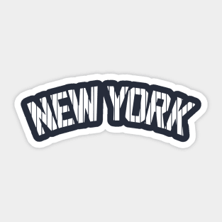 Yankees Pinstripes Sticker